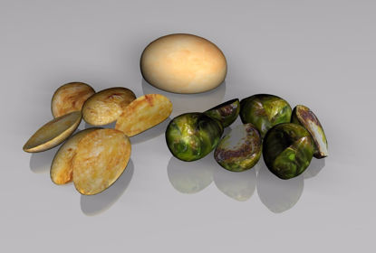 Picture of Side Dish Food Models (Set 2) FBX Format