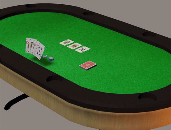 Picture of Texas Holdem Poker Model Set Poser Format