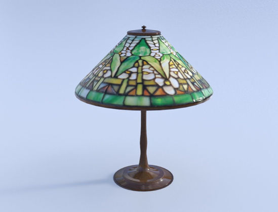 Picture of Tiffany Lamp Model Poser Format