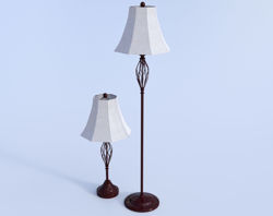 Twisted Metal Lamp Model Set Poser Format