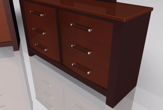 Picture of Upscale Bedroom Furniture Models FBX Format