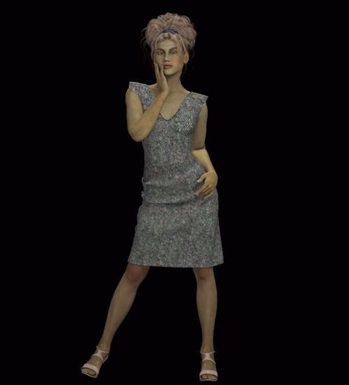 Picture of Vintage Dress for Hivewire3D Dawn Figure
