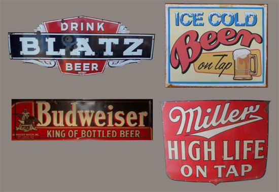 Picture of Vintage Metal Bar Sign Models Poser Format