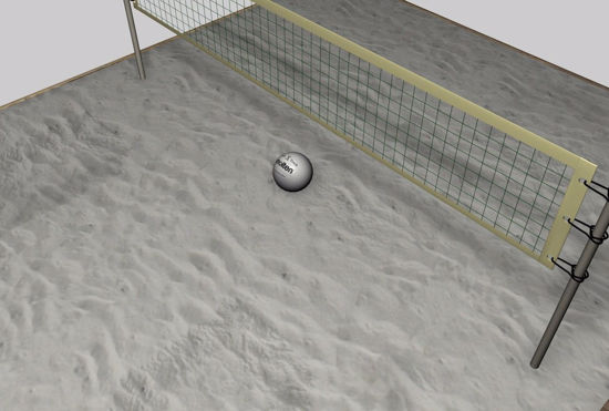 Picture of Volley Ball Court Environment FBX Format