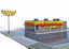 Picture of Waffle Restaurant and Parking Lot Environment Poser Format