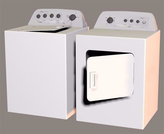 Picture of Washer and Dryer Models Poser Format