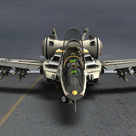 Picture of YF-35 Warthog VGF - mecha transforming robot figure for Poser