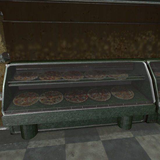 SuperStore Grocery Shelf Stock (Prop Set for Poser) shown in SuperStore (sold seperatly)
