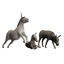 Poserworld Donkeys (3 Figure Set)