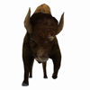 3D Bison figure (Buffalo) for Poser by PoserWorld rendered in SuperFly