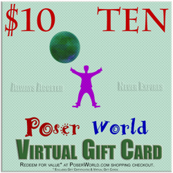 PoserWorld Virtual $10 USD Gift Card