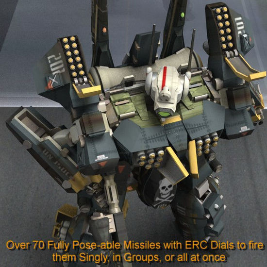 AVF-35-J Reactive Armour Add-On for Poser figure 