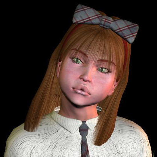 Picture of Hair ribbon for DAZ pre-teen girl Click here for uniform