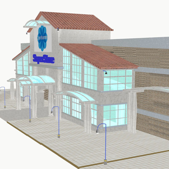 SuperStore 3d scene and supermarket construction set for Poser and DAZ 3D Studio