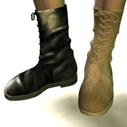 Picture of British army boots m2