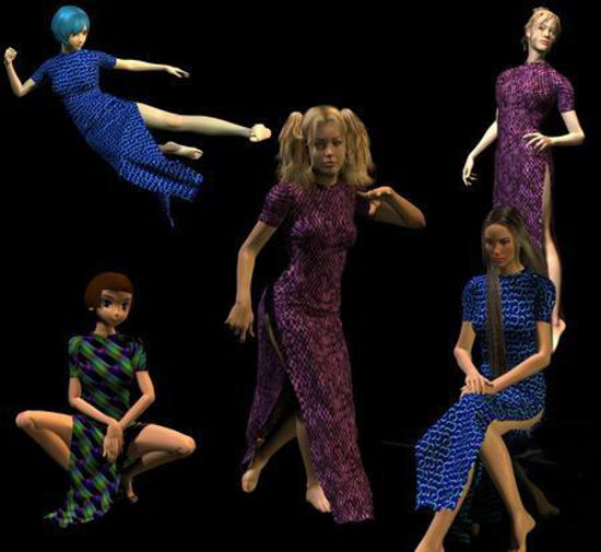 Picture of Cheongsam Version 2 for  Laura - Poser / DAZ 3D (Laura)