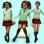 Picture of Japanese School Uniform for Terai Yuki 2- Poser ( TY )