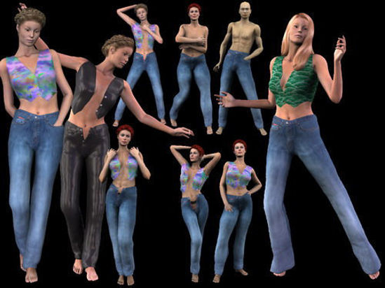 Picture of Morphing jeans for Vicky 3