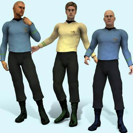 Picture of Space Fleet Officer for Apollo Maximus - Poser / DAZ 3D ( AM )