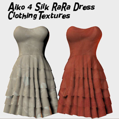 Picture of Aiko 4 Silk Ra Ra Dress Clothing Textures