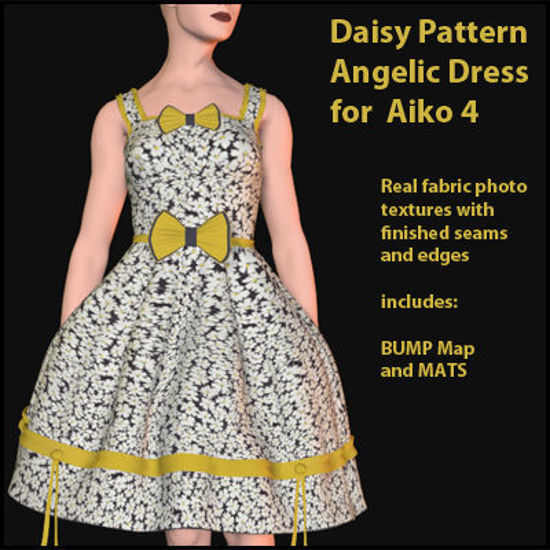 Picture of Daisy Pattern Angelic Dress for Aiko 4