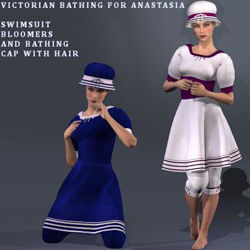 Victorian bathing for Anastasia and Shae