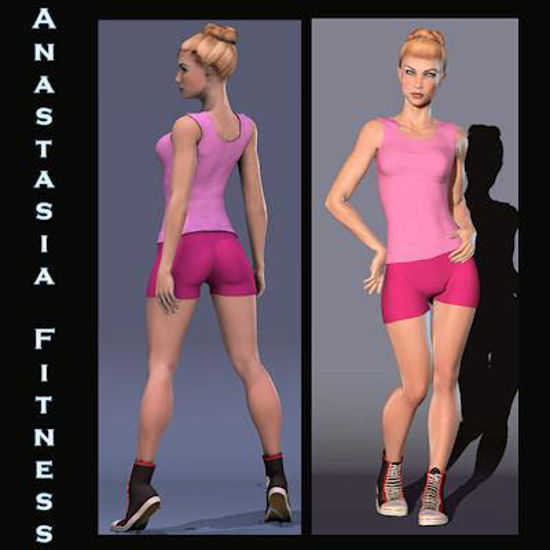 Picture of Fitness Outfit and Basketball Shoes for Anastasia