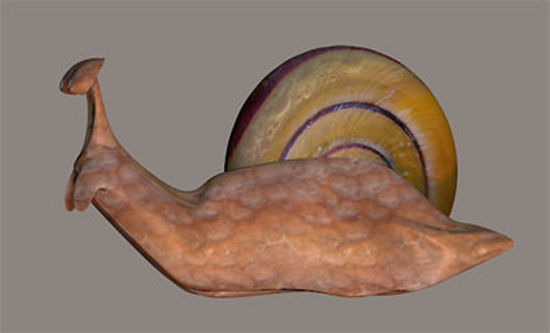 Picture of Dubby the Cartoon Garden Snail