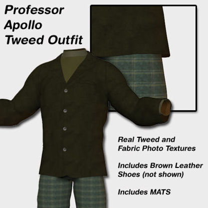 Picture of Professor Apollo Tweed Suit Outfit