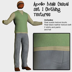 Apollo Casual Set 1 Clothing Textures