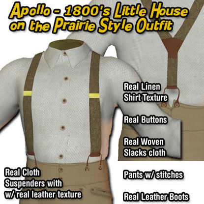 Picture of Apollo 1800's - Little House on the Prairie Style Outfit