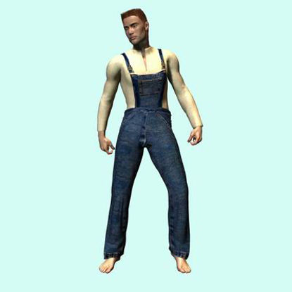 Picture of Dungarees and shirt -dungarees-m3