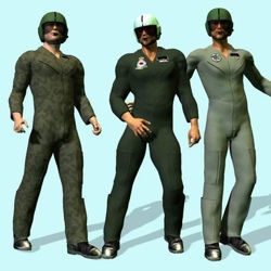 Flightsuit 2005 for David - Poser / DAZ 3D (David)