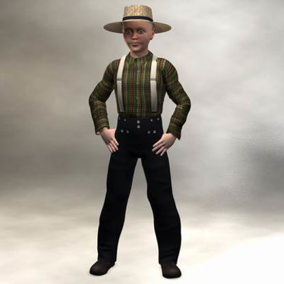 Picture of 1800 Male for Poser - Required Textures