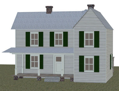 Picture of Farmhouse and Yard Model