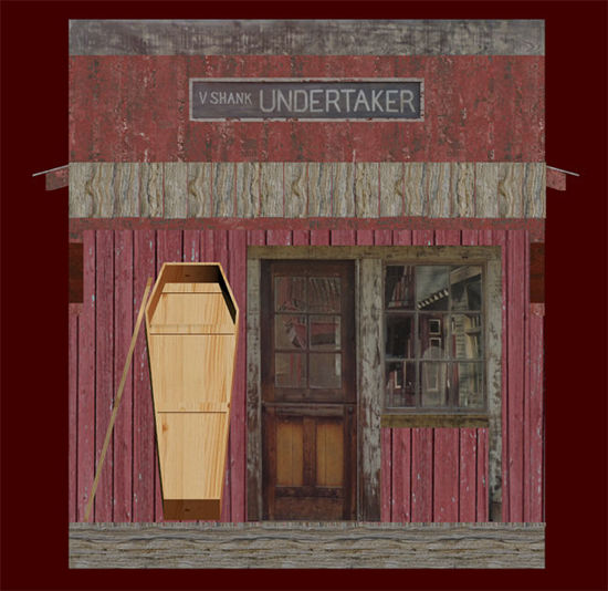 Picture of Old West Undertakers Shop Building Model