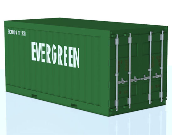 Picture of Industrial Shipping Container Model with Movements