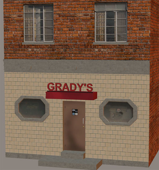 Picture of Small Town Bar / Pub Building Model