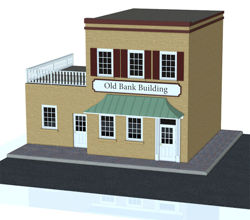 Old Town Building Model and Street Sections - Poser and DAZ Studio Format