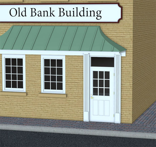 Picture of Old Town Building Model and Street Sections - Poser and DAZ Studio Format
