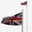 Picture of Flag and Flag Pole - FlagAndPoleF