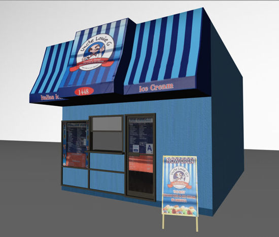 Picture of Ice Cream Shoppe Building Model