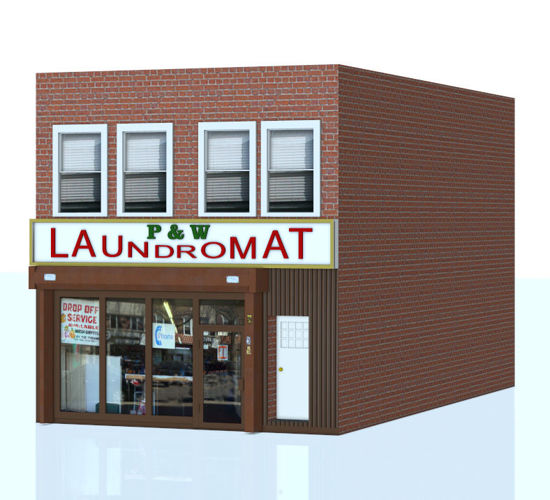Picture of Laundromat Building Model