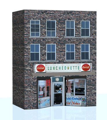 Picture of Luncheonette Building Facade Model