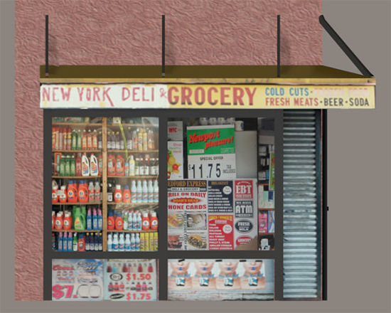 Picture of Bodega Store Building Model