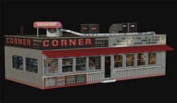 Corner Deli Building Model -CornerDeli-TextureWindows