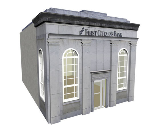 Picture of 1900's Style Bank Building Model