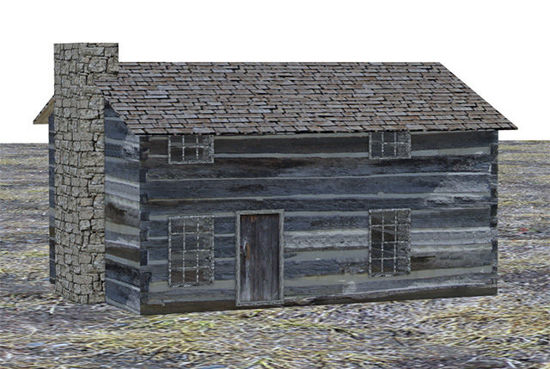 Picture of Early American Log Home Model