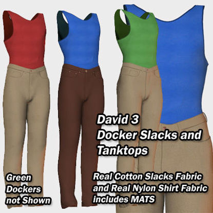Picture of David Cotton Dockers and Tank-tops
