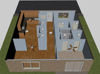 Picture of Modular Single Unit Apartment with Movements for Poser